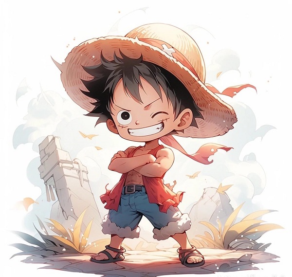 Ảnh Luffy cute, siêu dễ thương 4