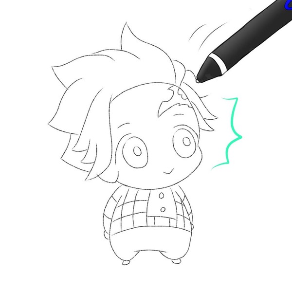 tanjiro-chibi-drawing