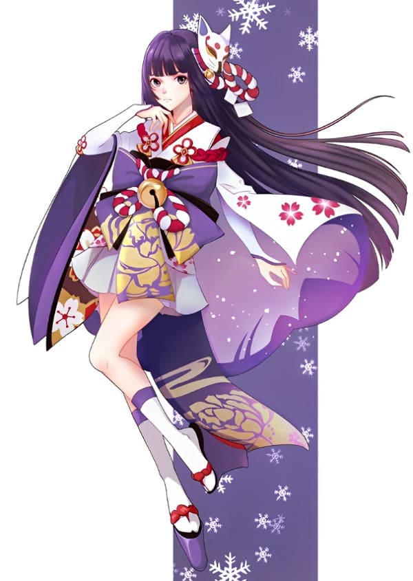 Hình ảnh kimono Nhật Bản anime 12