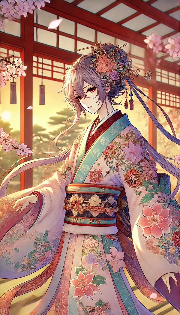 Hình ảnh kimono Nhật Bản anime 16