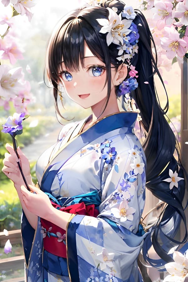 Hình ảnh kimono Nhật Bản anime 4