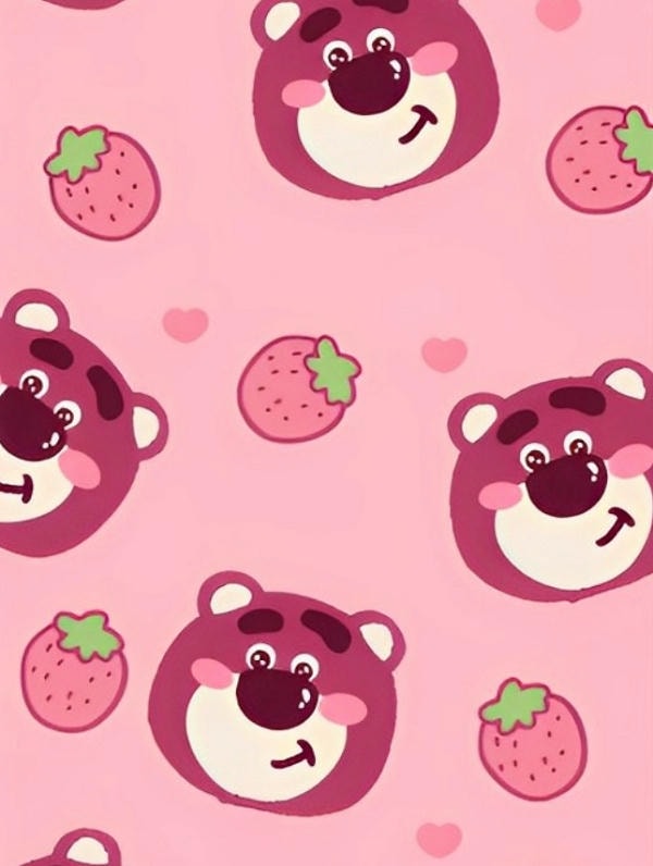 Hình nền gấu dâu lotso máy tính