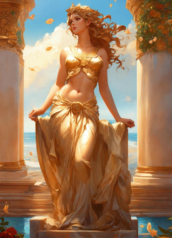 Hình nền máy tính nữ thần Aphrodite