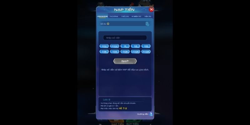 Người chơi có thể thanh toán nhanh bằng mã QR