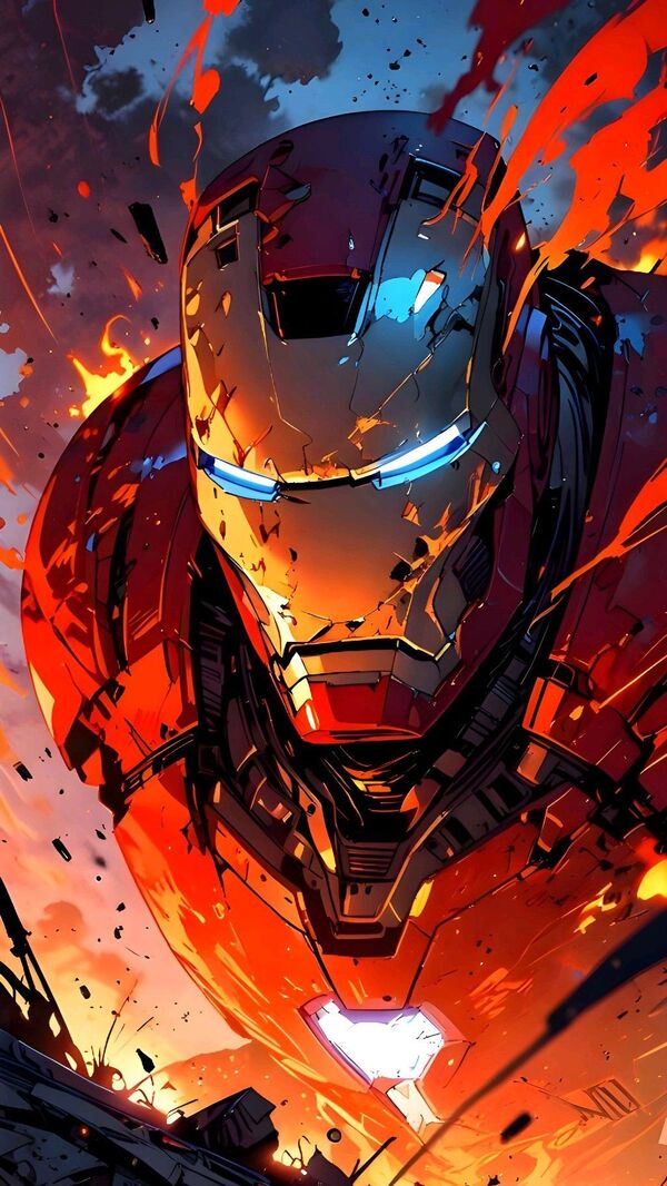 hình nền iron man 4k cho iphone